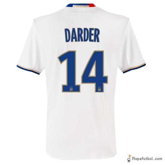 Camiseta Lyon Replica Primera Ropa Darder 2016/17 Blanco